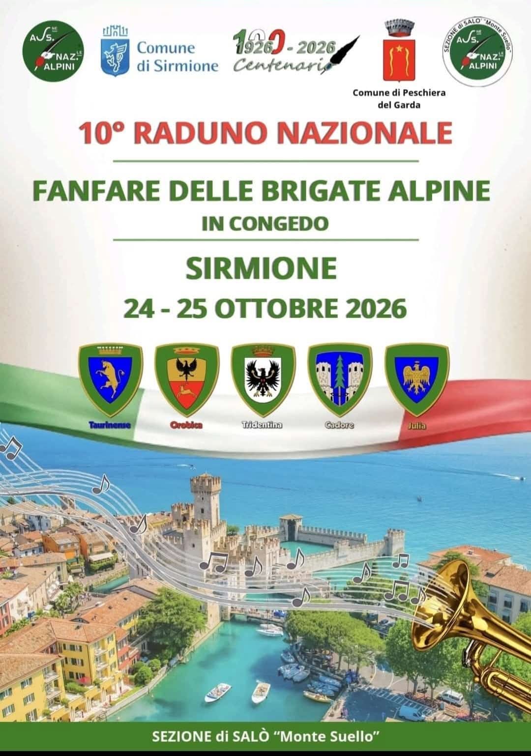 10 Raduno Nazionale Fanfare delle Brigate Alpine