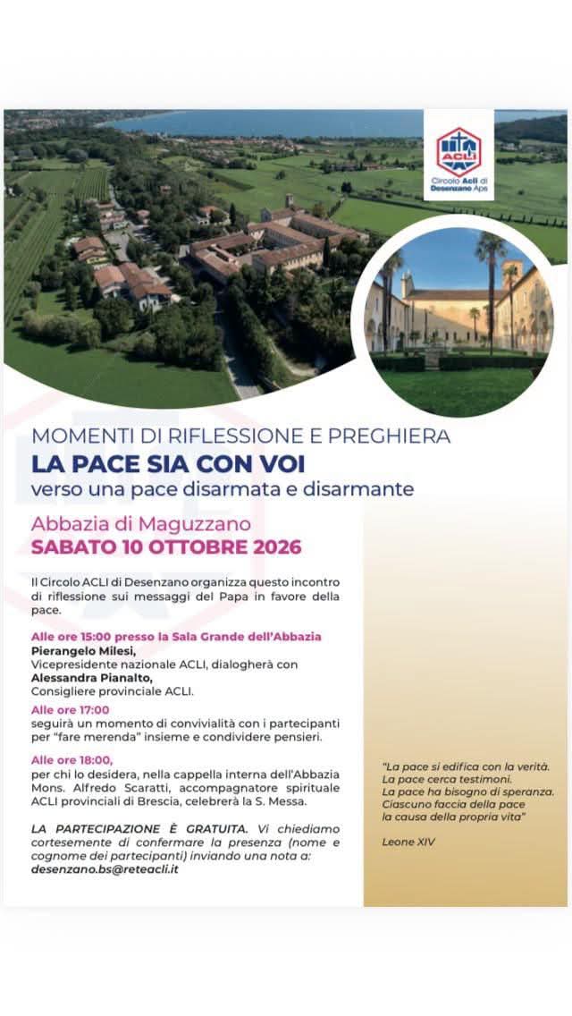 MOMENTI DI RIFLESSIONE E PREGHIERA