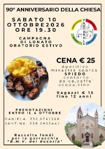 90 anniversario della chiesa