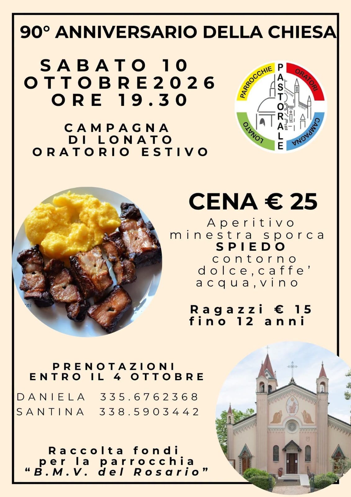 90 anniversario della chiesa
