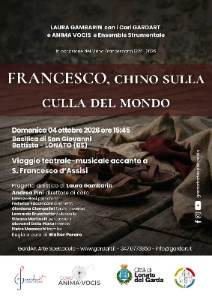 FRANCESCO CHINO SULLA CULLA DEL MONDO