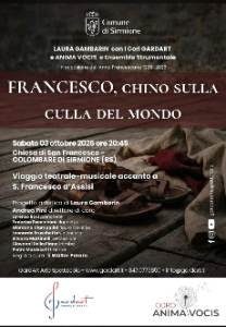 FRANCESCO CHINO SULLA CULLA DEL MONDO