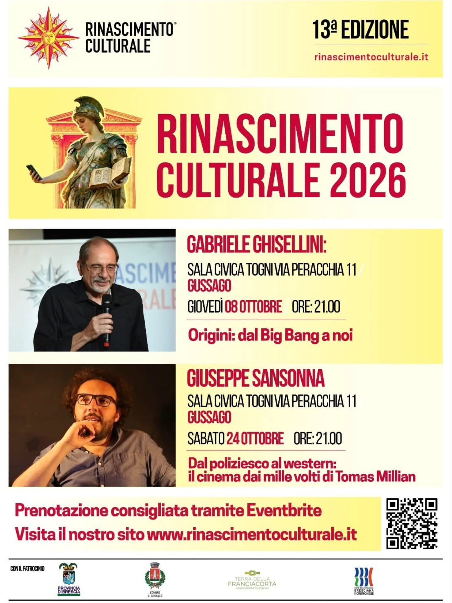 RINASCIMENTO CULTURALE 2026