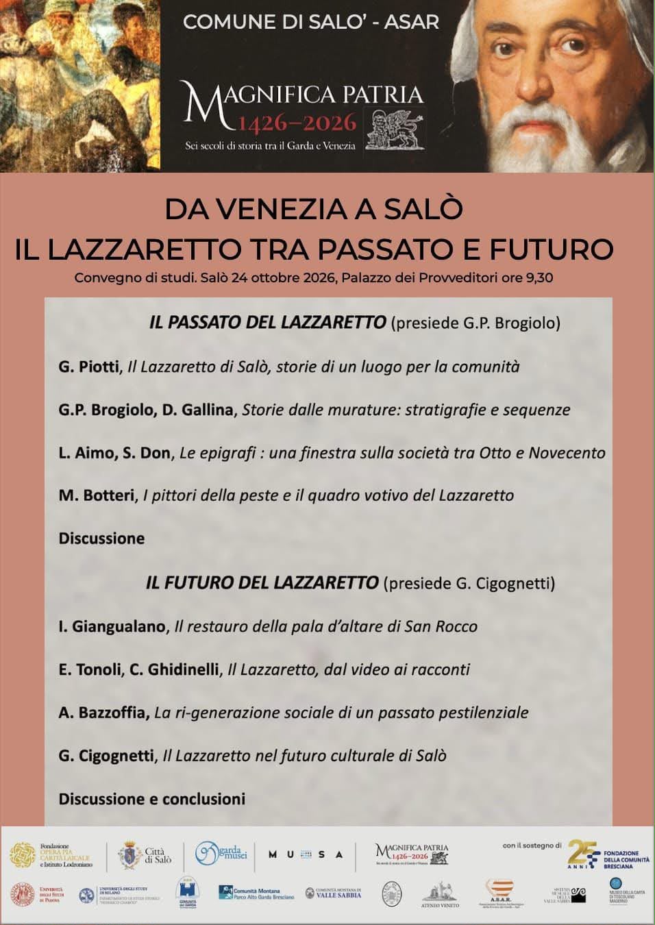 Da Venezia a Salò il Lazzaretto tra passato e futuro