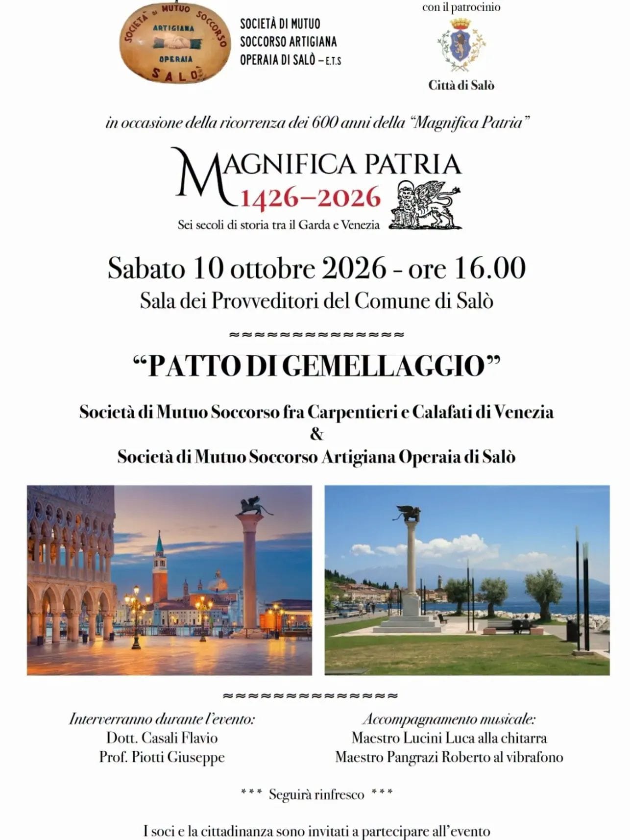 PATTO DI GEMELLAGGIO