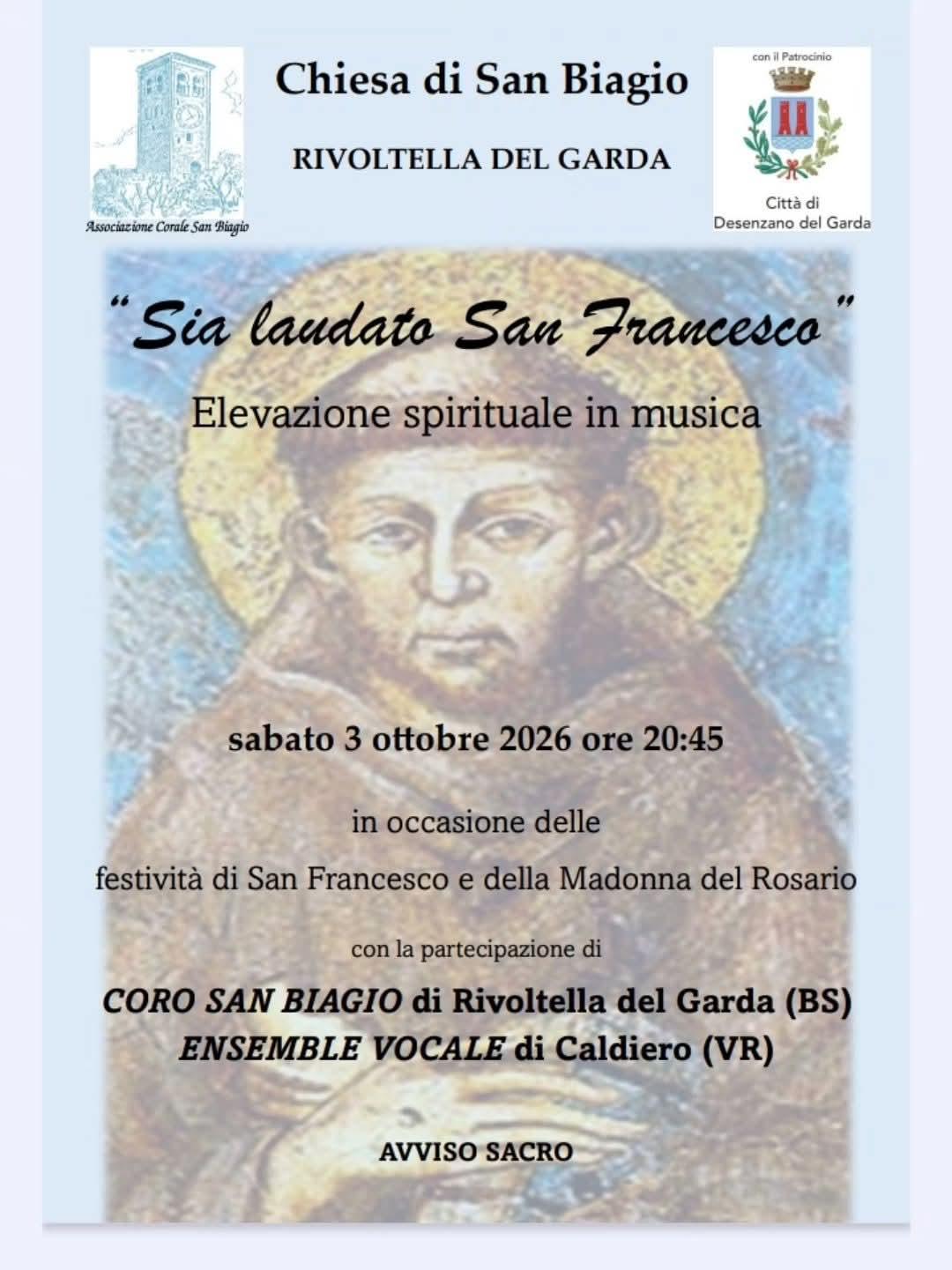 SIA LAUDATO SAN FRANCESCO