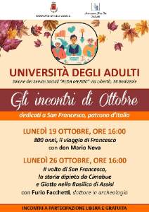 GLI INCONTRI DI OTTOBRE