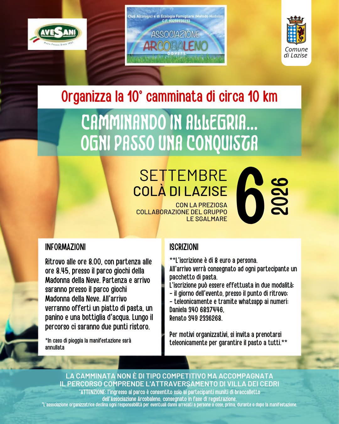 CAMMINANDO IN ALLEGRIA.....