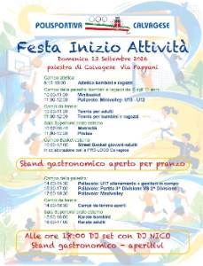 FESTA INIZIO ATTIVITA'