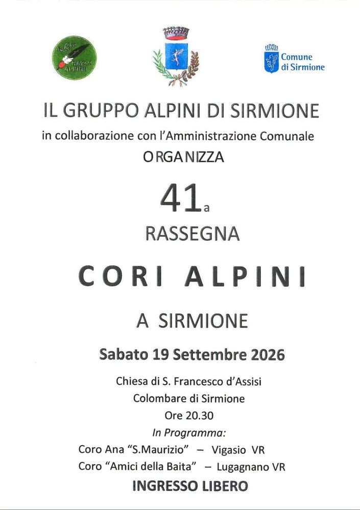 Cori Alpini a Sirmione
