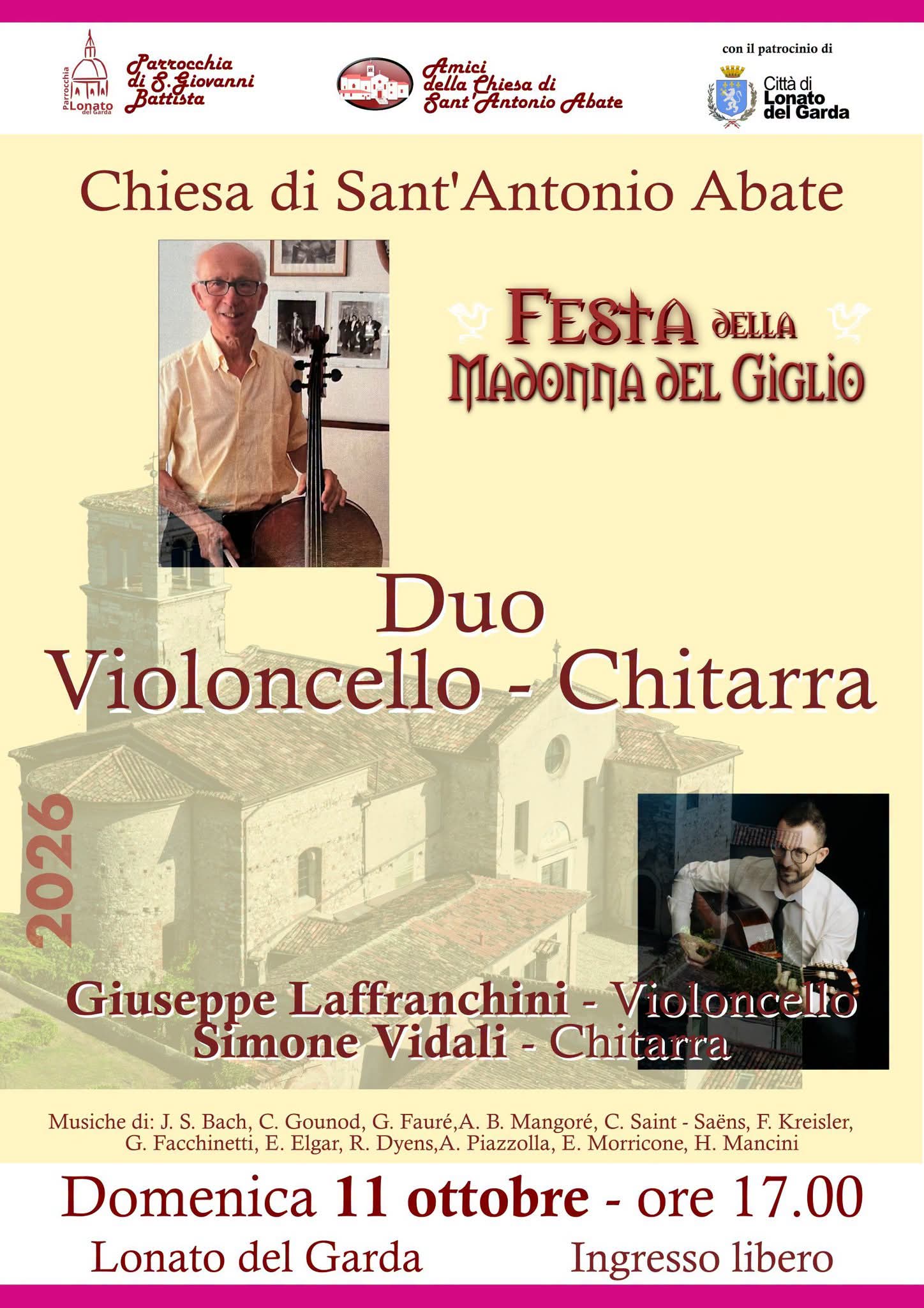 DUO VIOLONCELLO - CHITARRA